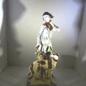 Giuseppe armani figurines lady with dog - Etsy 日本