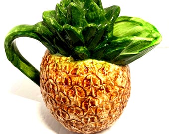 Vintage The Haldon Group Ceramic Pineapple Pitcher