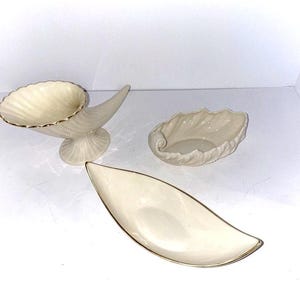 Lenox Set of 3 Candy/Treats/Snacks Dishes/Bowl Gold Etches