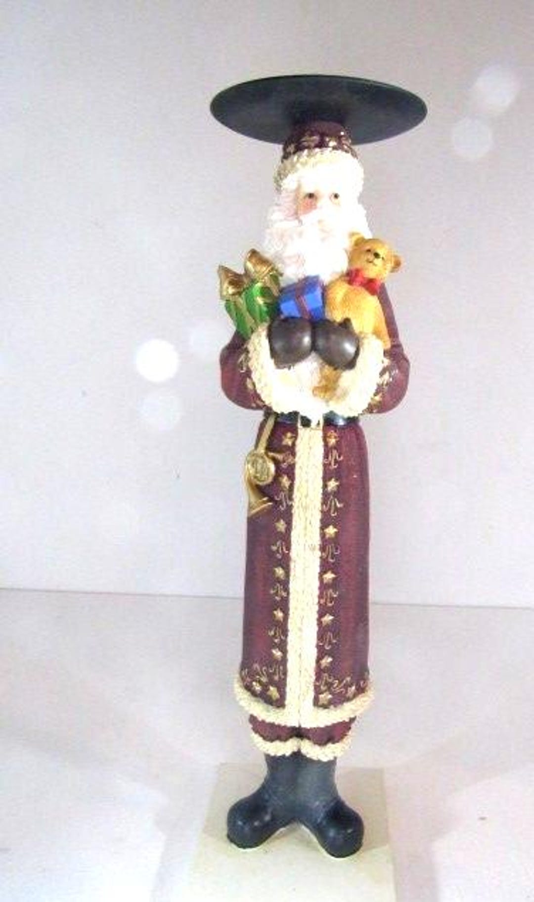 サンタクローズじじばば・クリスマスキャンドル ヴィンテージ置物