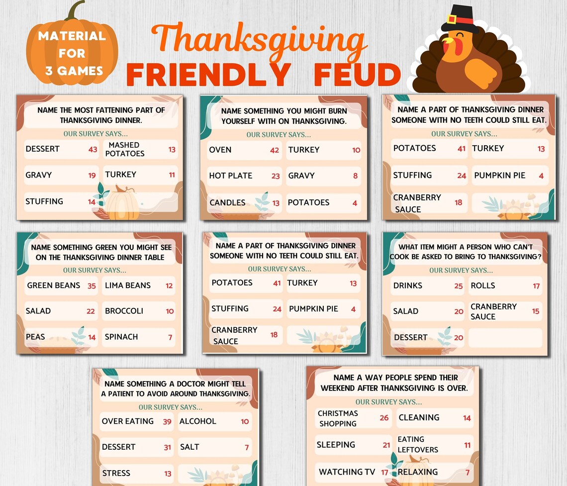 Thanksgiving day calendar usa