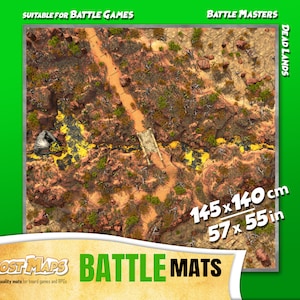 Tapis de jeu de société BATTLE MASTERS, tapis de jeu de combat, accessoire de jeu Warhammer