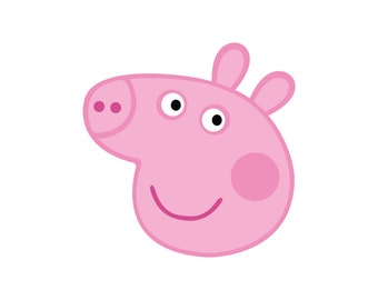 wallpapers Printable Peppa Pig Head Template peppa pig head etsy