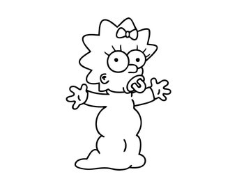 Homer Simpson Baby Etsy