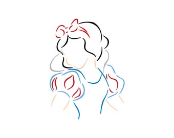 Free Free Outline Snow White Svg 851 SVG PNG EPS DXF File