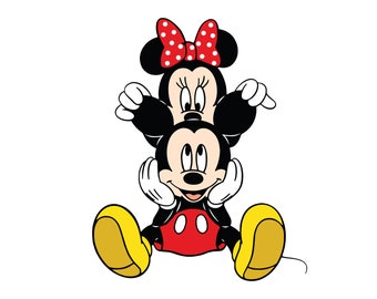Mickey Love Vector With Photos Etsy