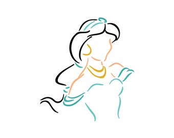 Free Free 94 Silhouette Princess Jasmine Svg SVG PNG EPS DXF File