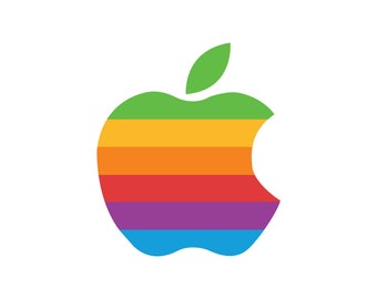 Download Rainbow Apple Logo Etsy