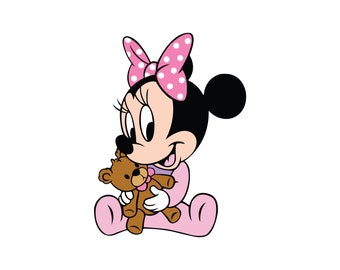 Download Baby Minnie Svg Etsy