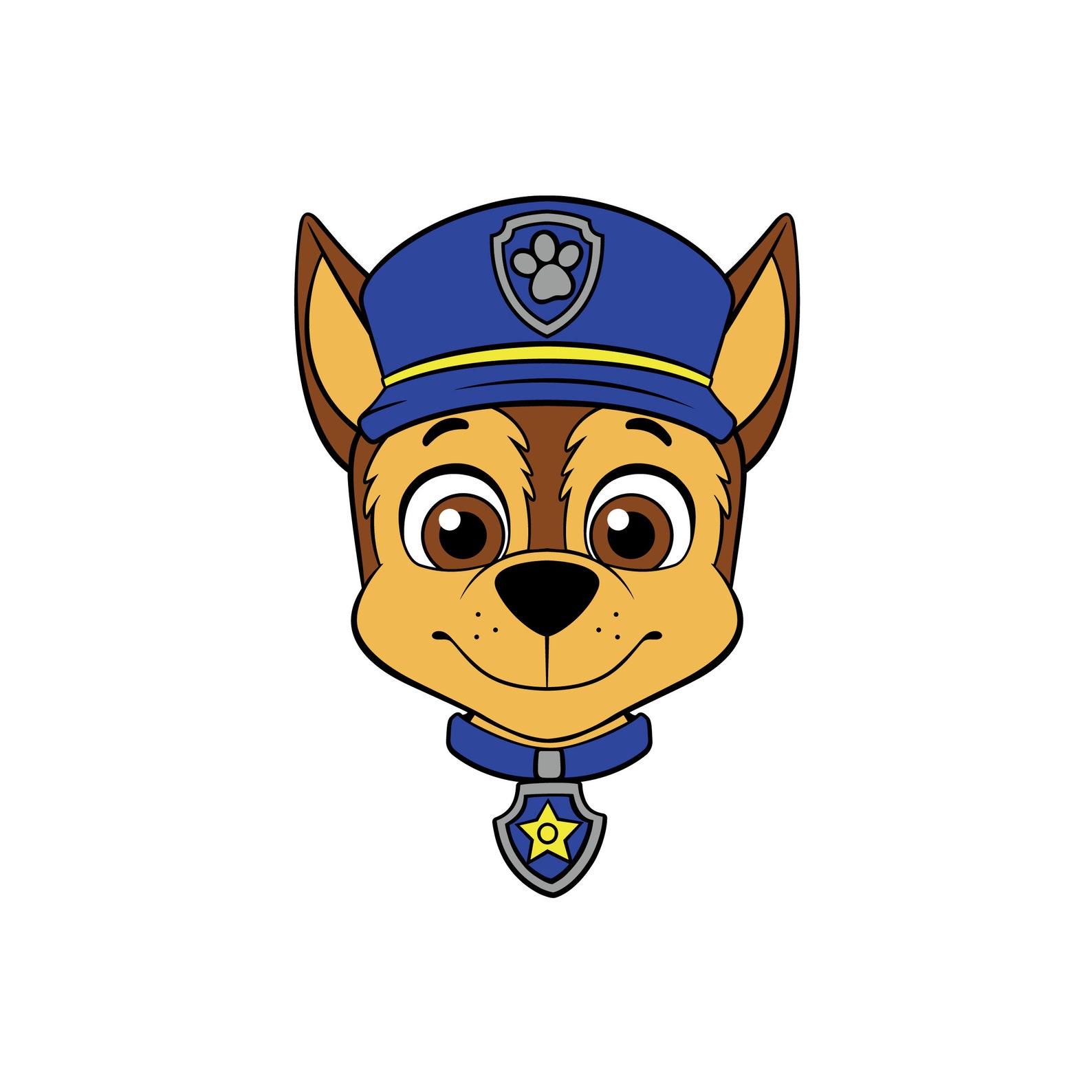 Chase 2 Paw Patrol shield law rescue Digital Download dxf Etsy