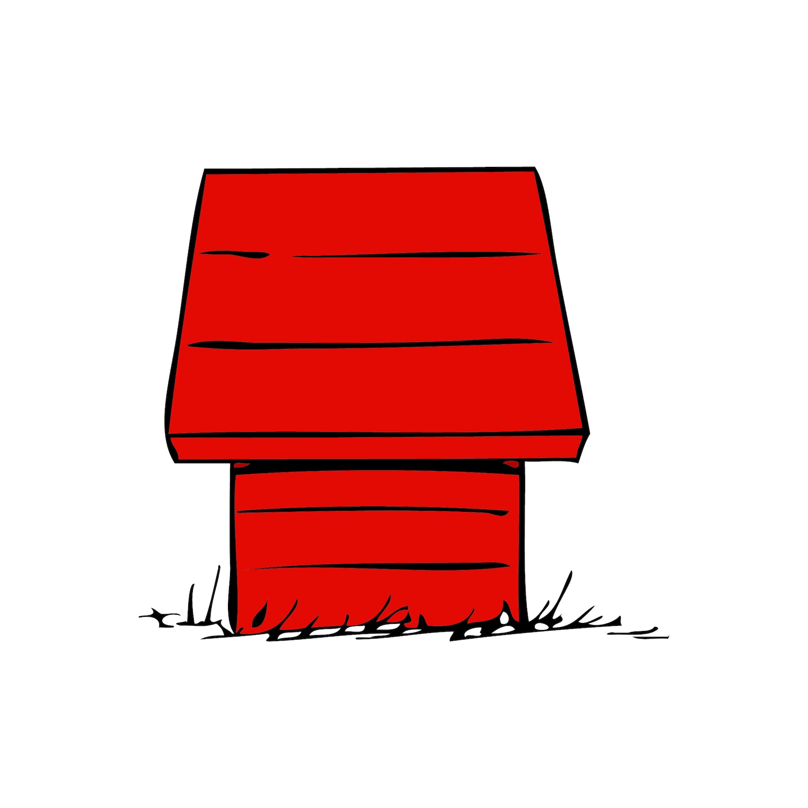 snoopy on dog house