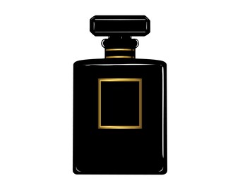 Perfume Bottle Svg Etsy