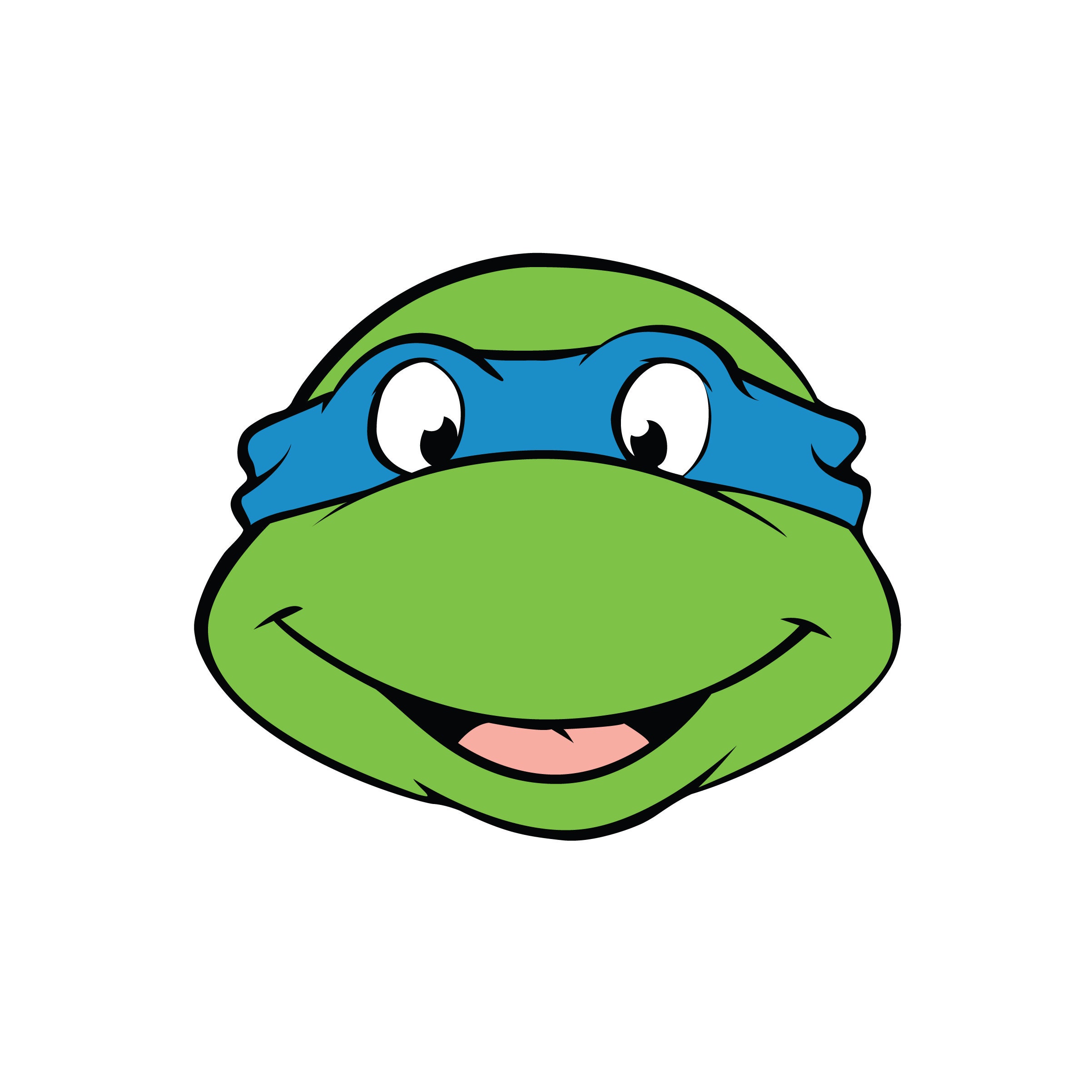 TMNT 4 Leonardo Blue Teenage Mutant Ninja Turtles Digital | Etsy