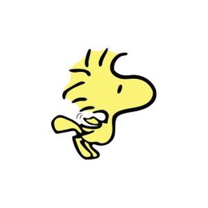Peanuts 21 Woodstock Snoopy Yellow Bird Friends Digital Etsy