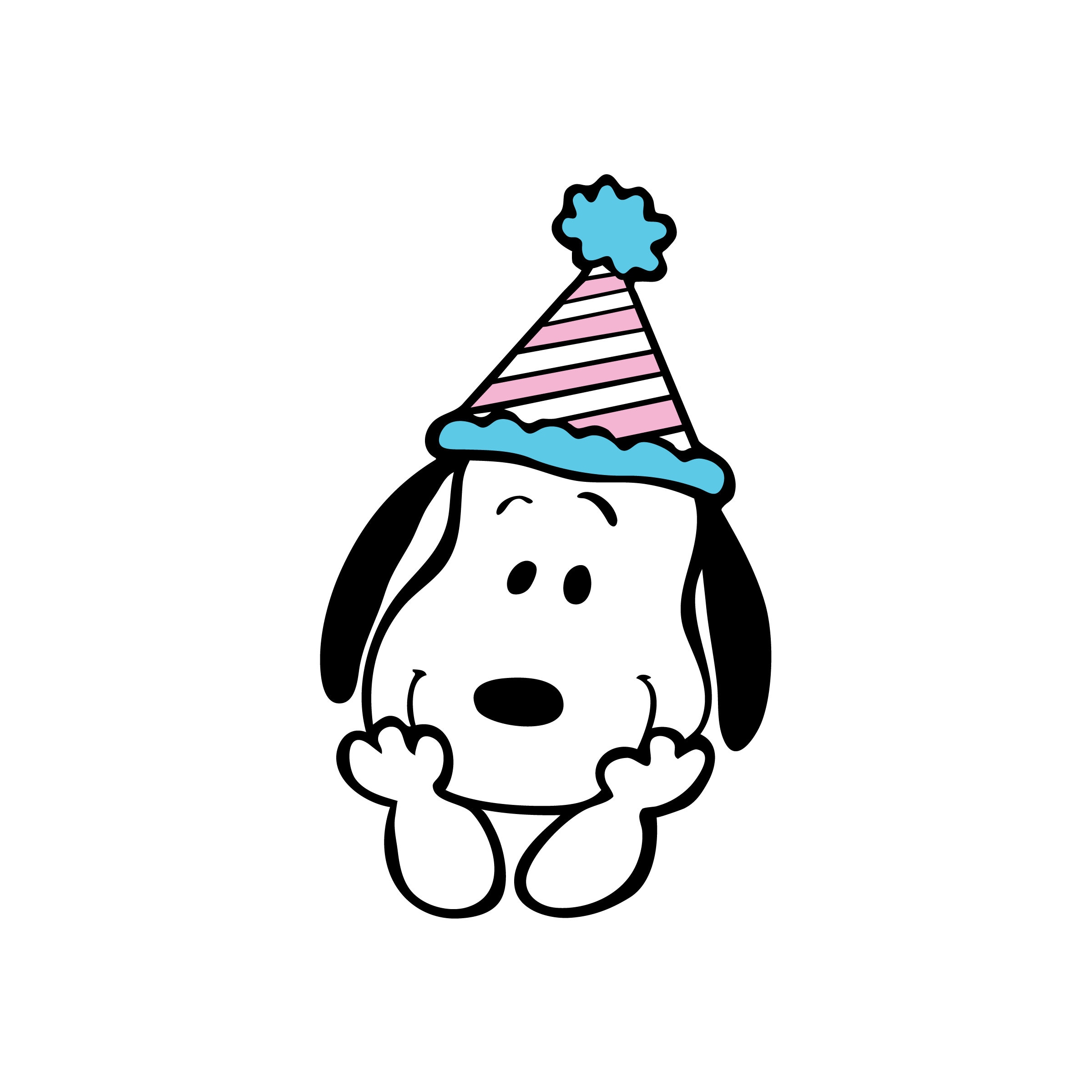 Peanuts 37 Snoopy hat clipart Woodstock birthday happy Etsy