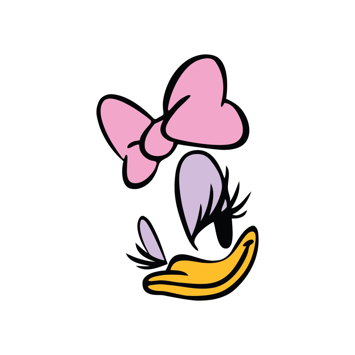 Daisy Duck 4 face head donald daizy girlfriend Disney | Etsy