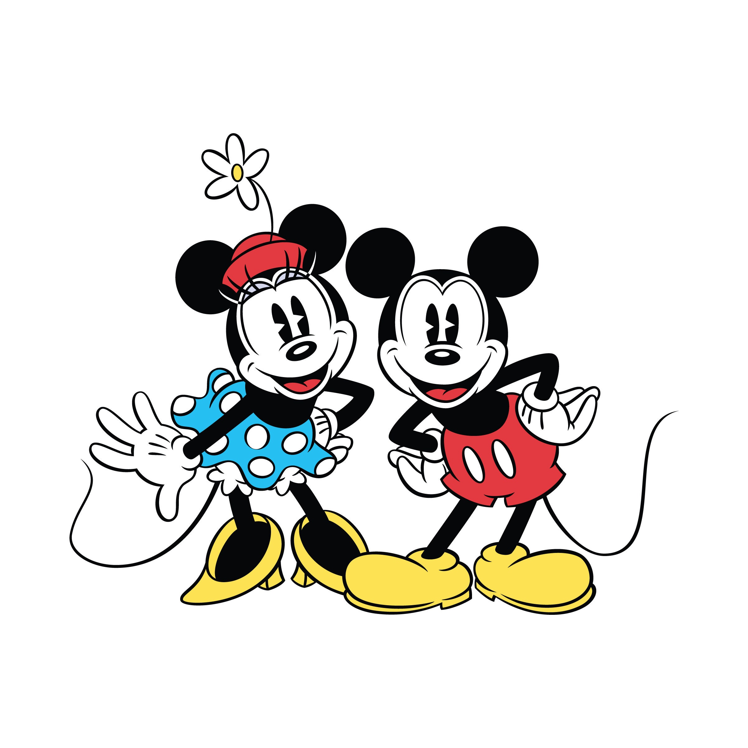 Mickey & Minnie 15 Old Fashioned fashion smiling Mouse Etsy