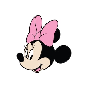 Disney Minnie Mouse Face Icon Minnie Mouse Head Mouse Etsy