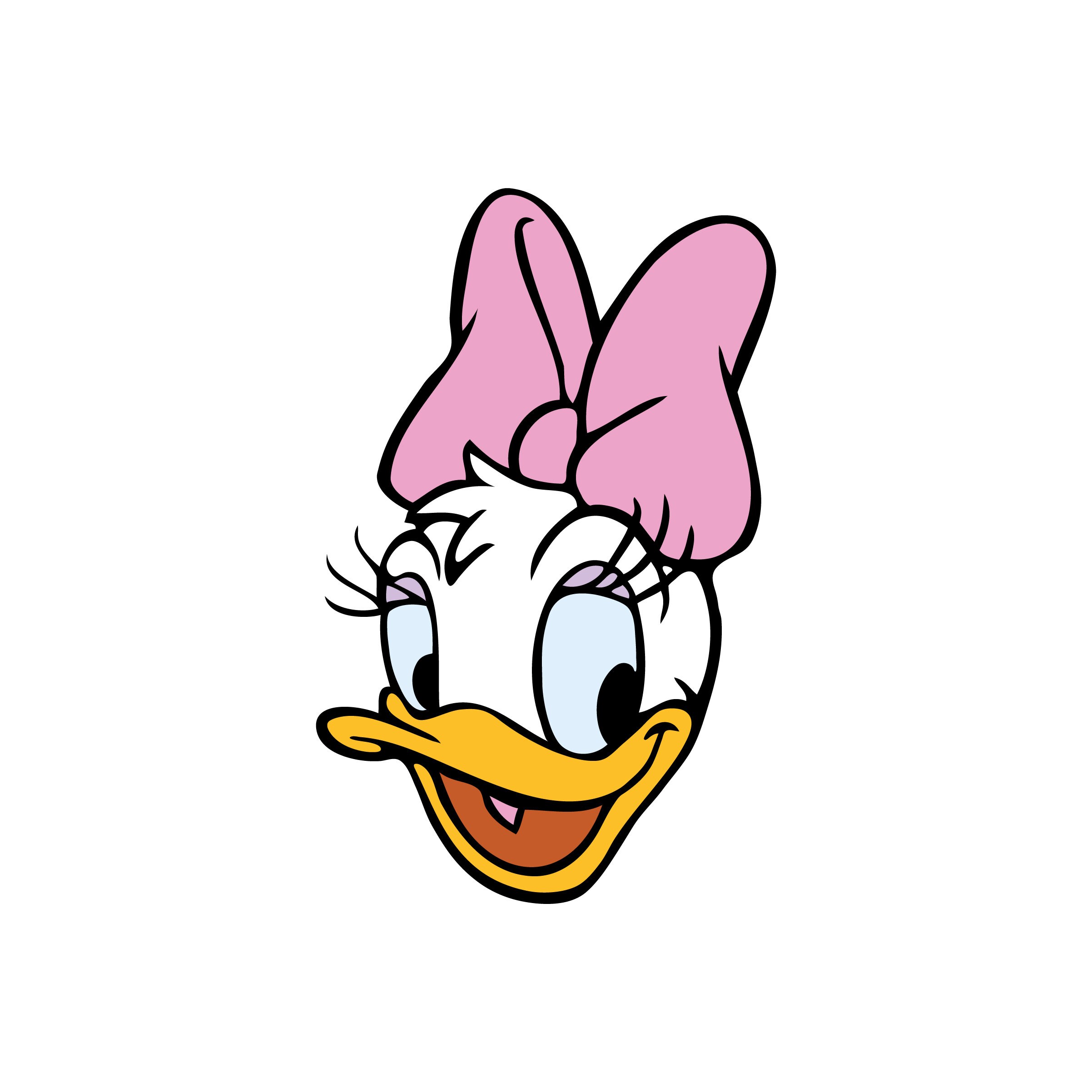 Daisy Duck 3 face head donald daizy girlfriend Disney Etsy