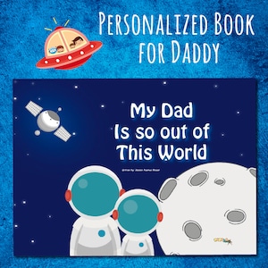 Book for Dad / Personalized Book for Dad / Gifts for Dad / Fathers day gift from daughter / Gifts for Dad Birthday / Father&#39;s Day Gift