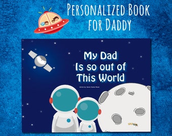 Book for Dad / Personalized Book for Dad / Gifts for Dad / Fathers day gift from daughter / Gifts for Dad Birthday / Father&#39;s Day Gift