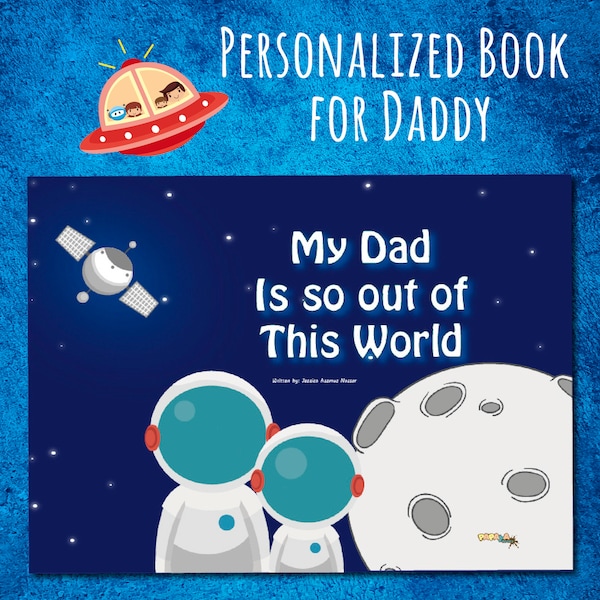 Book for Dad / Personalized Book for Dad / Gifts for Dad / Fathers day gift from daughter / Gifts for Dad Birthday / Father's Day Gift