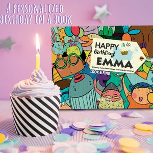 Happy Birthday Book / Birthday Books / Personalised Birthday Gift / Custom Kids Book / Personalized Book / Birthday Gift child