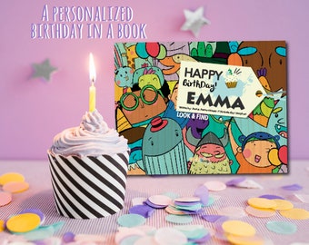 Happy Birthday Book / Birthday Books / Personalised Birthday Gift / Custom Kids Book / Personalized Book / Birthday Gift child