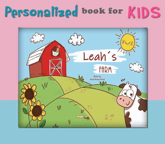 Personalized Animal Farm Book: Custom Toddler Story