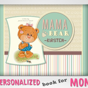 Personalized Book For Mom to celebrate Mother&#39;S Day, Birthday Gift For Mom from the Kids who want to say she is the best mom
