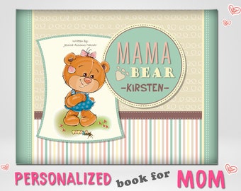 Personalized Book for Mother's Day - Gift for mommy, Love you mom