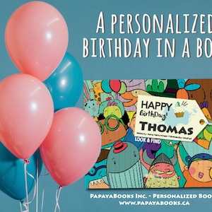 First birthday gift/Happy Birthday Book / Birthday Gift For Girl/Birthday Gift For Boy / Personalised Children'S Book/ Birthday Books