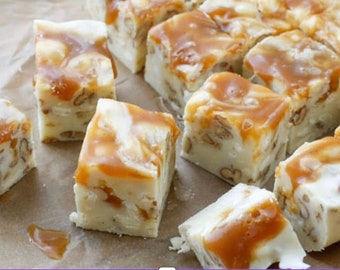 1 lb Heavenly White Chocolate Fudge - walnuts & caramel