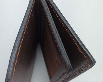 Men's leather wallet handmade