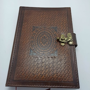 genuine leather handmade organizer cover