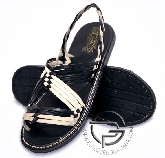 Black pearl Tejido De Ara a Piel Combinado Men s Huarache