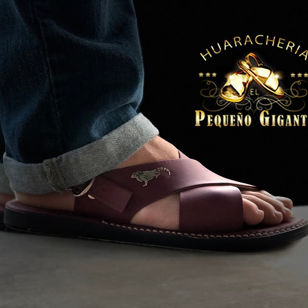Huarache de Piel Cruzado | Mexican Leather Sandal Handmade