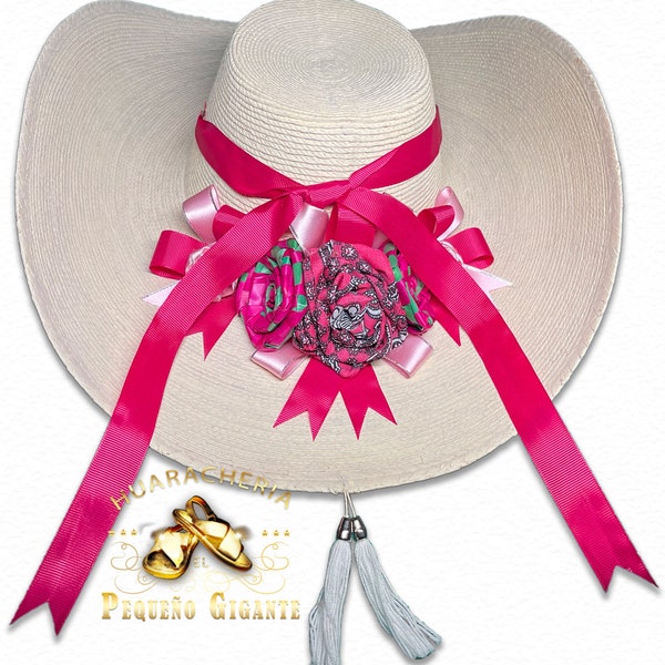 Women's Hat with Flower arrangements | Sombrero para Dama con adorno Florales
