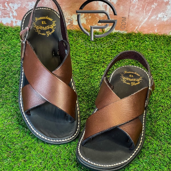 Men's Vaqueta Mexican Huarache Sandal | Cruzado de Baqueta Artesanal