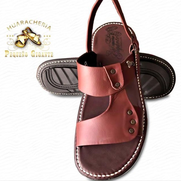 Men's Emperador Brown Huarache | Mexican Leather Sandal Handmade