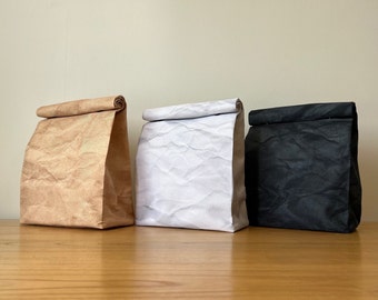 Recycled Polyester Lunch Bag - Paper like Design