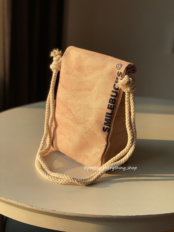 Original Creator Smilebucks ( Starbucks ) Sling Bag - Recycled Polyester - Quirky Design