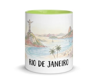 Rio de Janeiro Mug | Brazil Travel Gift | Christ the Redeemer Coffee Cup | Rio Souvenir | Brazilian City Mug
