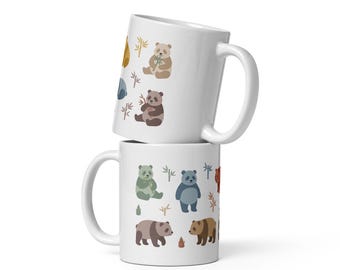 Kids Panda Mug | Cute Animal Cup for Toddlers | Birthday Gift for Kids | Minimalist Panda Design | Children’s Drinking Cup