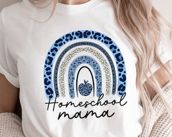 Homeschool Mama Shirt, Homeschool Mom T-shirt, Home School Teacher Gift, Homeschool Mama Tee, Homeschool Life, Homeschool Mom