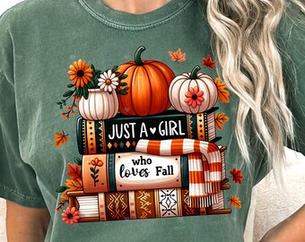 Cozy Autumn T-Shirt, Book Lover Fall Tee