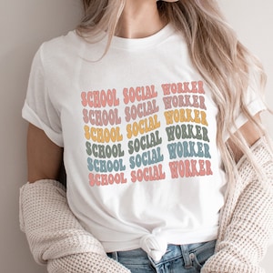 School Social Worker T-Shirt, Social Worker T-shirt, School Social Worker Gifts, Social Worker Shirt, Social Worker Gift, TEACHER T-shirt