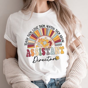 Retro Assistant Director T-Shirt, Teacher Gift