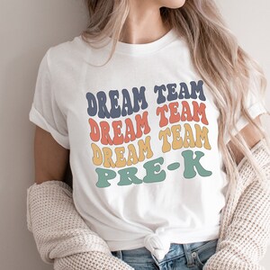 Groovy PRE-K Dream Team Shirt, Sped Crew, Special Education Teacher Shirt, Dream Team Pre-K Shirt, Sped Squad,Special Ed Team Teacher gifts