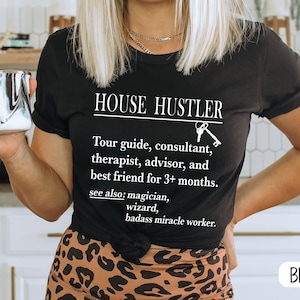 HOUSE hustler Definition Shirt, Funny Real Estate Shirt, Hustler Shirt, Real Estate shirt, Gift for Hustler, Real Estate Agent Gift,Broker